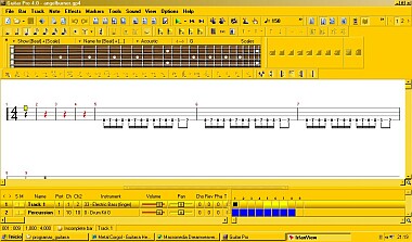 Guitar Pro 4 :: Editor de Partituras y Tablaturas