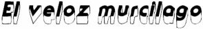 FALKVILLE 3D ITALIC