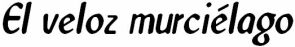 WESTMINSTER NARROW ITALIC